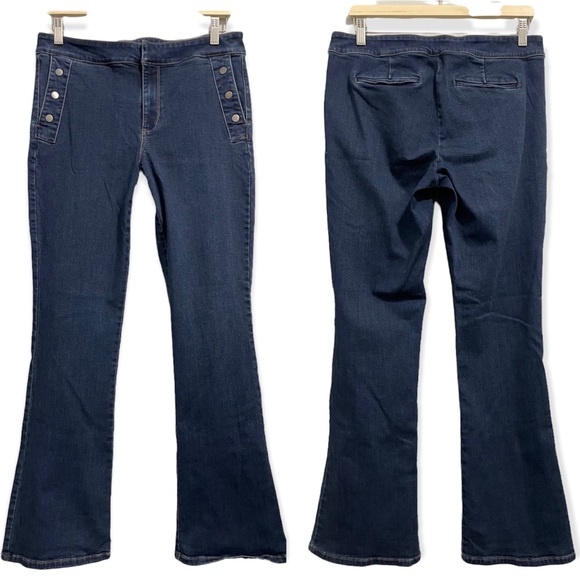 J. Jill Denim York Boot Cut Jeans Blue Stretch Classic Womens 10 - Picture 2 of 11